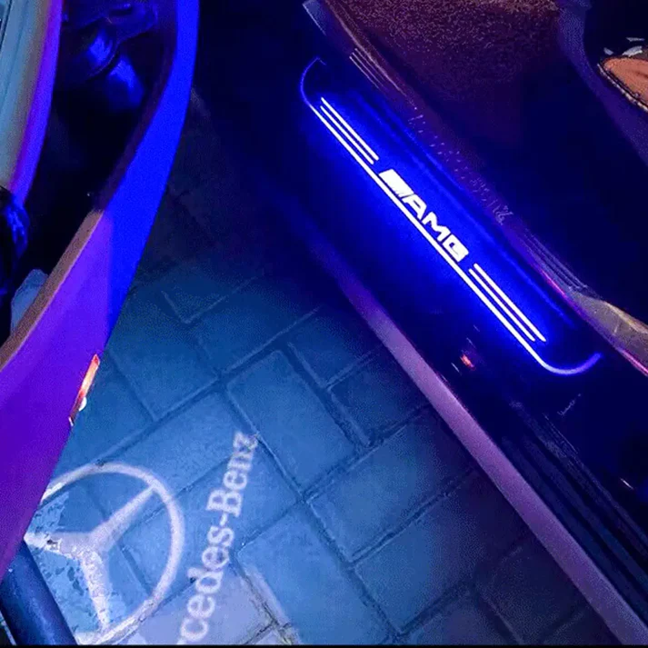 Seuil de porte de voiture à LED coloré 2.0