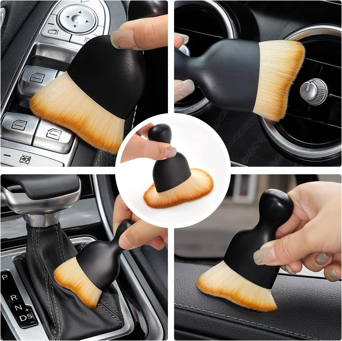 Brosse souple de nettoyage intérieure de voiture