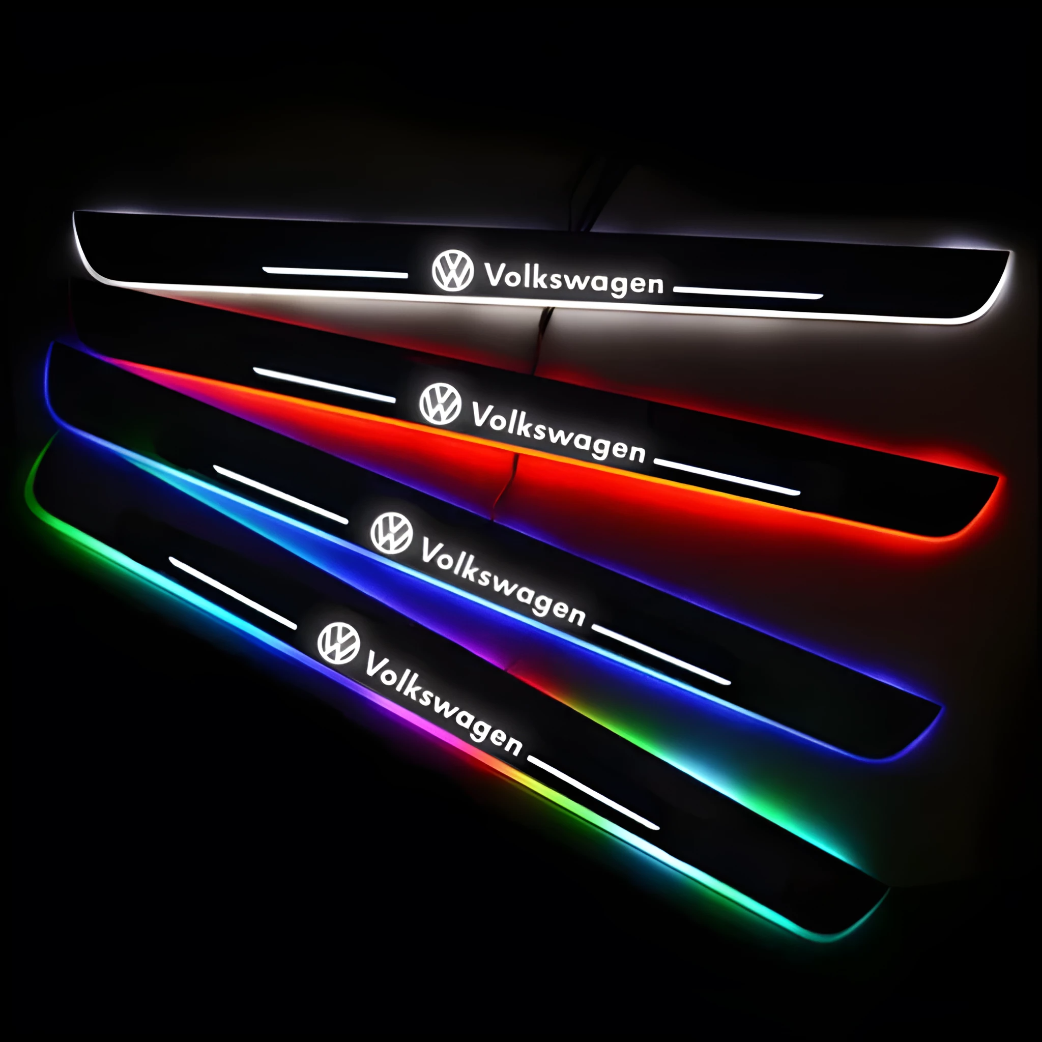 Seuil de porte Volkswagen à LED coloré