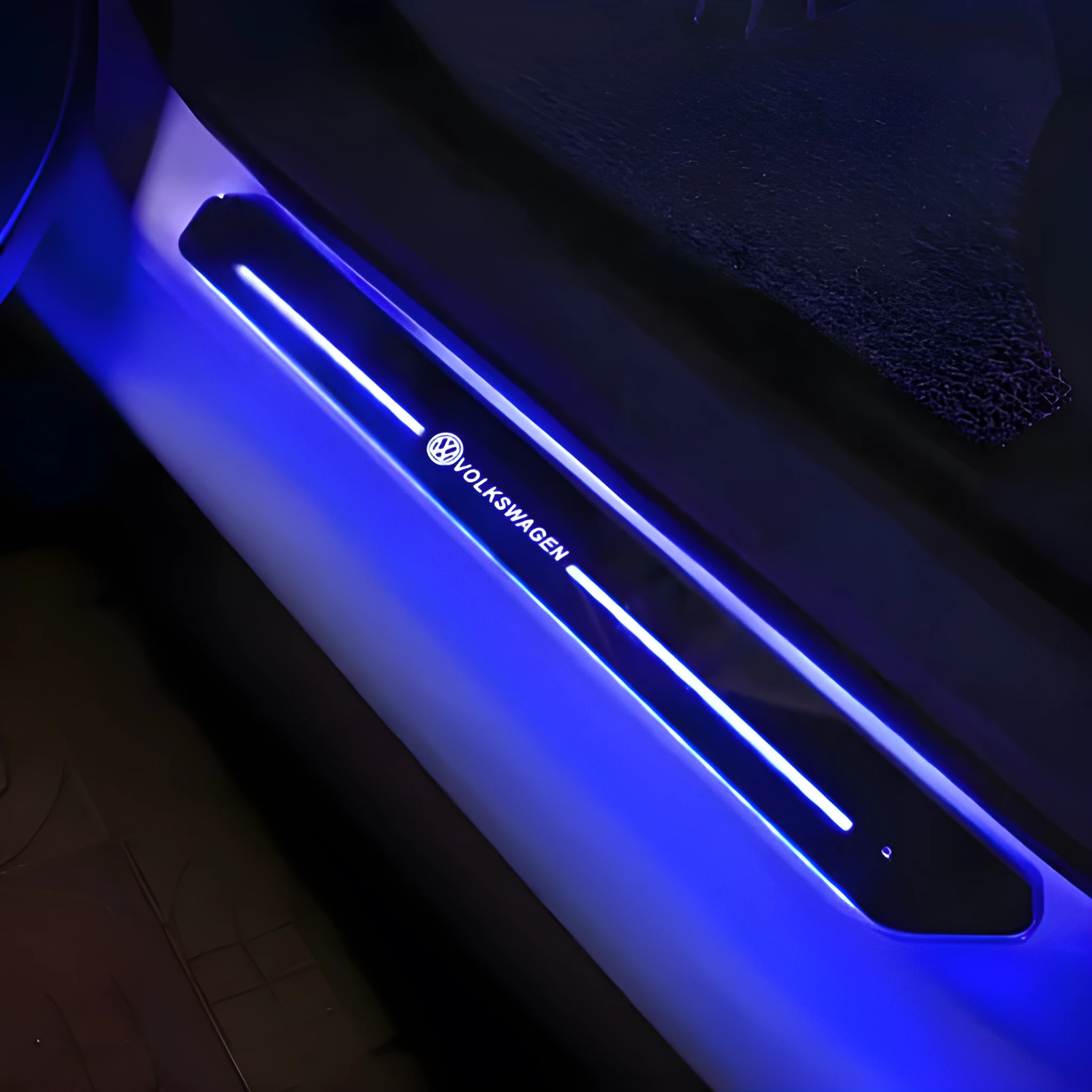 Seuil de porte Volkswagen à LED coloré